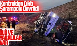 Afyonkarahisar’ın Dinar ilçesinde meydana gelen korkunç kazada bir yolcu otobüsü kontrolden çıkarak şarampole yuvarlandı