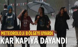 Meteoroloji Bölgeyi Uyardı. Kar Kapıya Dayandı