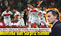 A Milli Takım’ın 28 Kişilik Kadrosu Açıklandı! Montella’dan Sürpriz İsimler