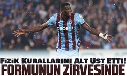 Trabzonspor’un Nijeryalı golcüsü Paul Onuachu, Fizik Kurallarını Alt Üst Etti! Makine Durmuyor