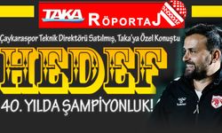 Çaykaraspor Teknik Direktörü Satılmış, Taka’ya Özel Konuştu