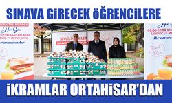 Sınava Girecek Öğrencilere Destek! İkramlar Ortahisar'dan
