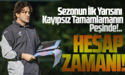 Trabzonspor’da Hedef Net: İlk Yarıyı Kayıpsız Bitirmek