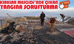 Bayburt-Trabzon sınırında tarihi mescitteki yangına soruşturma; Yangının nedeni araştırılıyor