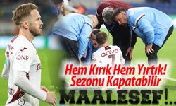 Trabzonspor’da Vişça Şoku: Hem Kırık Hem Yırtık! Sezonu Kapattı mı?