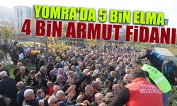 Yomra Belediyesi'nden 5 Bin Elma, 4 Bin Armut Fidanı