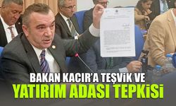 Yavuz Aydın'dan Bakan Kacır'a Teşvik ve Yatırım Adası Tepkisi