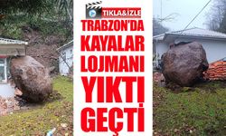 Trabzon Şalpazarı’nda Kayanın Düşmesi Korku Yarattı: Facia Son Anda Önlendi