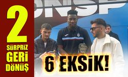 6 Eksik, 2 Sürpriz Geri Dönüş! Trabzonspor Göztepe Yolunda...