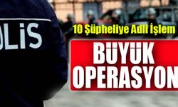 Trabzon’da Uyuşturucu Operasyonlarında 10 Şüpheliye Adli İşlem