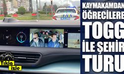 Kaymakamdan BİLSEM Öğrencilerine Sürpriz: Togg T10F ile Şehir Turu