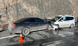 Artvin'de otomobil ile kamyonetin çarpıştığı kazada 4 kişi yaralandı