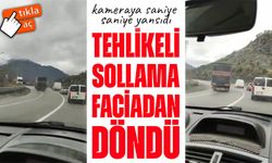 Artvin’de tehlikeli sollama: Tır sürücüsünün manevrası faciadan döndü