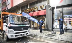 Giresun'da kaldırımlardaki duba ve reklam panoları kaldırıldı