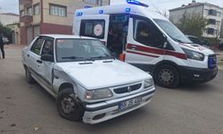 Samsun'da otomobille motosiklet çarpıştı, 2 kişi yaralandı