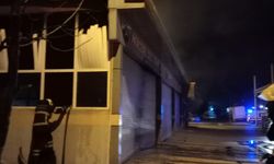 Serviste park halindeki araçta çıkan yangın söndürüldü