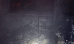 Tekkeköy'de çıkan ev yangını söndürüldü