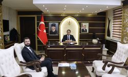 Yeşilay'dan Asarcık Kaymakamı Ahmet Tayyip Korkmaz'a ziyaret