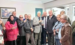 Atakum'dan görme engellilere 'beyaz baston' desteği