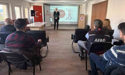 Bayburt'ta teknik personele hasar tespit eğitimi verildi