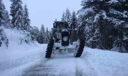 Bölgemizde karla mücadele: 134 mahalle yolu ile 15 hasta ve 7 cenazeye müdahale edildi