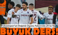 Trabzonspor’un Dağınık Oyunu Ankara’da Zirve Yaptı