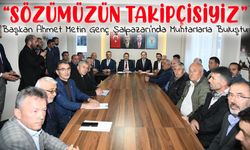Başkan Ahmet Metin Genç, Şalpazarı’nda Muhtarlarla Buluştu: “Her Talebin Takipçisiyiz”