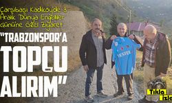 Çarşıbaşı Kadıköy’de anlamlı ziyaret: Engelli bireylere Trabzonspor forması sürprizi