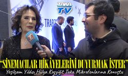 Taka Mikrofonlarına Konuşan Yeşilçam Yıldızı Hülya Koçyiğit Trabzon Film Festivali’nde ödül aldı