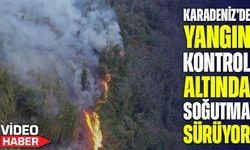 Hopa’da yangın sonrası soğutma çalışmaları sürüyor, vatandaşlar uyarıldı