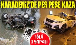 Gümüşhane’de aynı bölgede yarım saat arayla meydana gelen iki kaza korkuttu