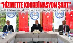 Vali Aziz Yıldırım, mülki idare amirleriyle Çarşıbaşı’nda değerlendirme yaptı