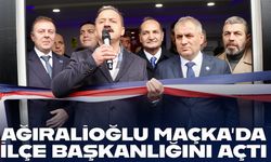 Anahtar Parti Genel Başkanı Ağıralioğlu, Maçka’da ilçe başkanlığını açtı