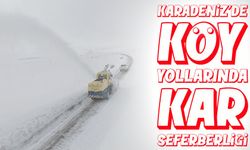 Bayburt’ta 170 köy yolu için karla mücadele seferberliği başladı