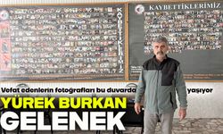 Trabzon’da yürek burkan gelenek: Vefat edenlerin fotoğrafları bu duvarda yaşıyor
