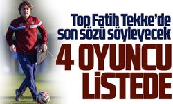 Trabzonspor’da 4 Oyuncuya Ciddi Teklif Var, Son Sözü Fatih Tekke Söyleyecek