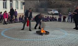 Şehit Murat Yıldız İlkokulu’nda Temel Yangın Eğitimi: Öğrencilere Hayat Kurtaran Bilgiler Verildi
