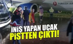 İniş Yapan Uçak Pistten Çıktı! Sabiha Gökçen'de Gergin Anlar