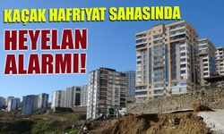 Trabzon'da kaçak hafriyat sahasında heyelan alarmı! Yollar kapandı inceleme başlatıldı