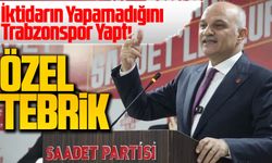 Birol Aydın’dan Trabzonspor’a Özel Tebrik: “İktidarın Yapamadığını Trabzonspor Yaptı”