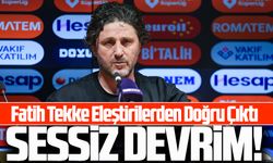 Fatih Tekke Eleştirilerden Doğru Çıktı: Trabzonspor’da Sessiz Devrim