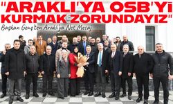 Başkan Genç’ten Araklı’ya Net Mesaj: “OSB'yi Mutlaka Kuracağız”