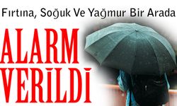 Bugün Karadeniz’de Alarm Verildi: Fırtına, Soğuk Ve Yağmur Bir Arada