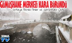 Gümüşhane Beyaza Büründü: Kar Altında Kartpostallık Görüntüler Ortaya Çıktı