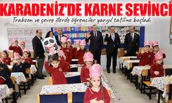 Karadeniz'de karne sevinci: Trabzon ve çevre illerde öğrenciler yarıyıl tatiline başladı