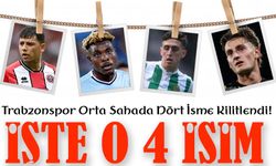 Trabzonspor Orta Sahada Dört İsme Kilitlendi! Fatih Tekke’den Net Talep