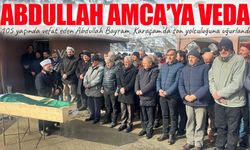 105 yaşında vefat eden Abdullah Bayram, Karaçam’da son yolculuğuna uğurlandı