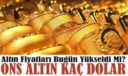 Altın Fiyatları Bugün Yükseldi Mi? ONS Altın Kaç Dolar