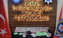 Giresun'da yasaklı madde operasyonunda yakalanan 3 şüpheli tutuklandı