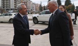 KKTC Ekonomi ve Enerji Bakanı Amcaoğlu, Rize Valisi Baydaş'ı ziyaret etti